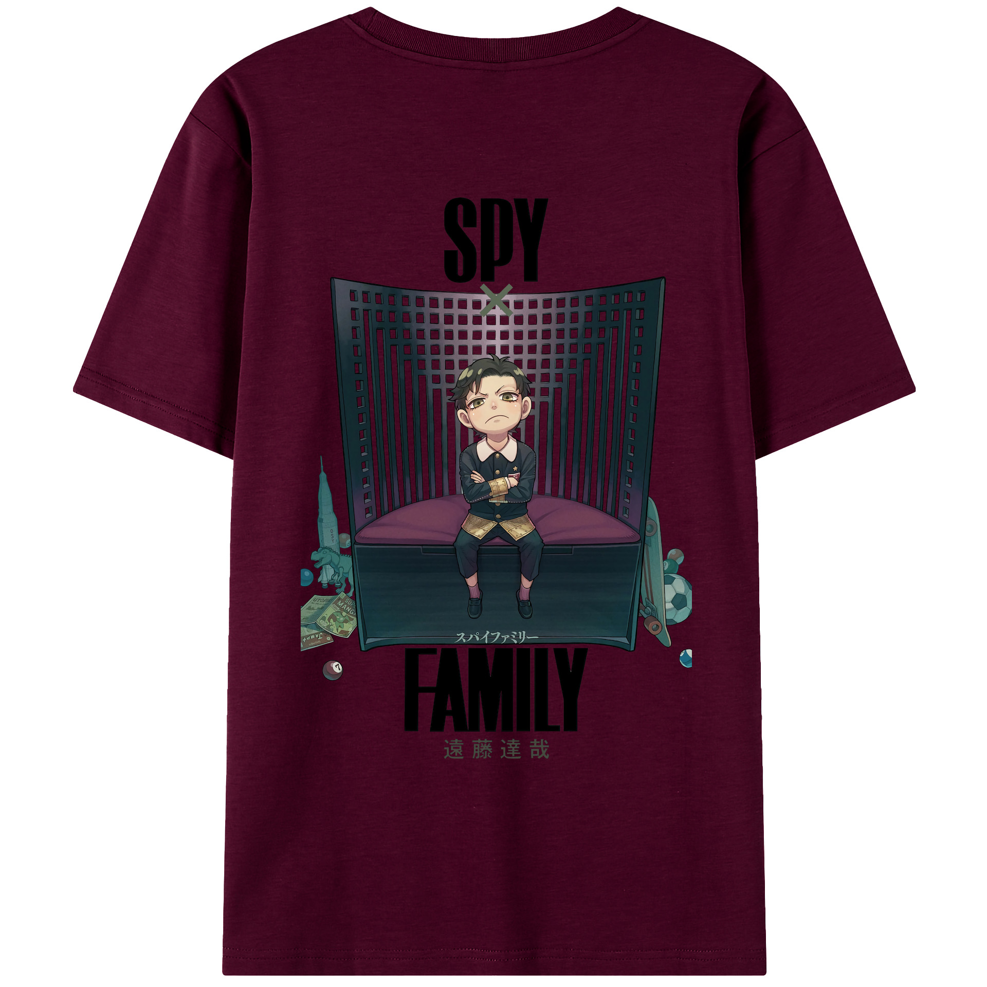 （画像用） SPY×FAMILY间谍家家酒 レディース半袖Tシャツ(バックプリント)